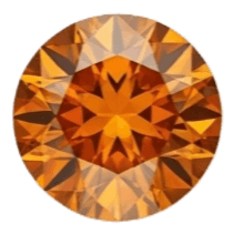 Orange gemstone