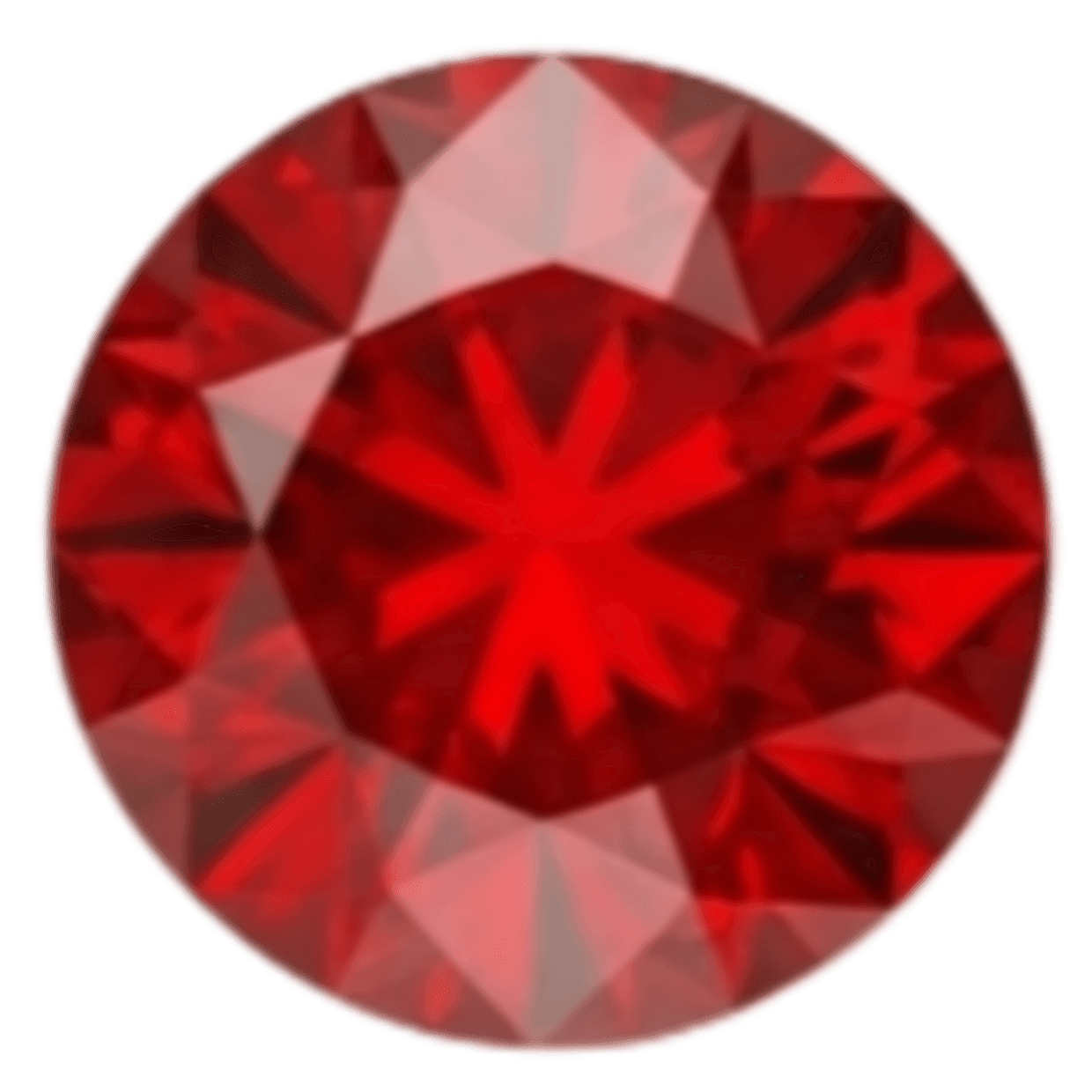 Red gemstone